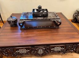 Bàn Trà Văn Kỷ khảm ốc